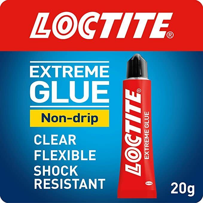 Loctite Extreme Clear Glue Senza Gel Veloce Brutal Persistente Super Forte 20g