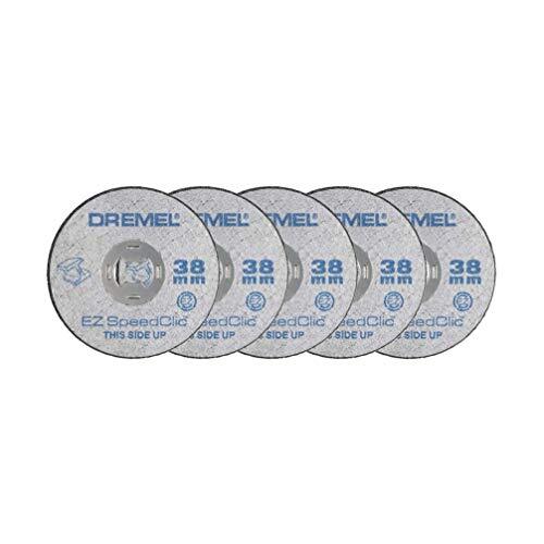 Dremel EZ SpeedClic SC456 Metal Cutting Wheel 5 pack, 5 dischi da taglio con 38