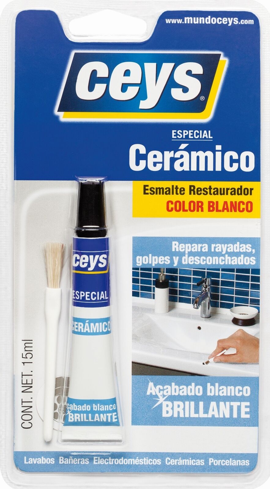 CEYS 505101 Restauratore Ceramica Bianco 15ML