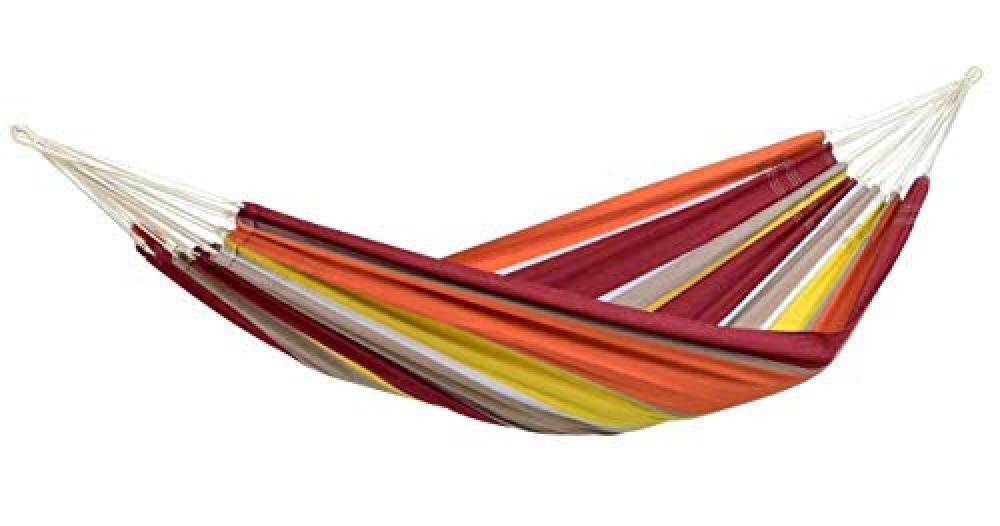 (TG. 340x150x5 cm) Amazonas Hammock Barbados Amaca, Acerola, Arancione, 340x150x
