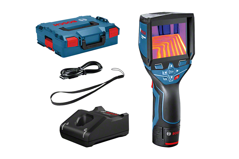 Termocamera Professionale Bosch GTC 400 C con Sensore Infrarossi 160x120px e Dis