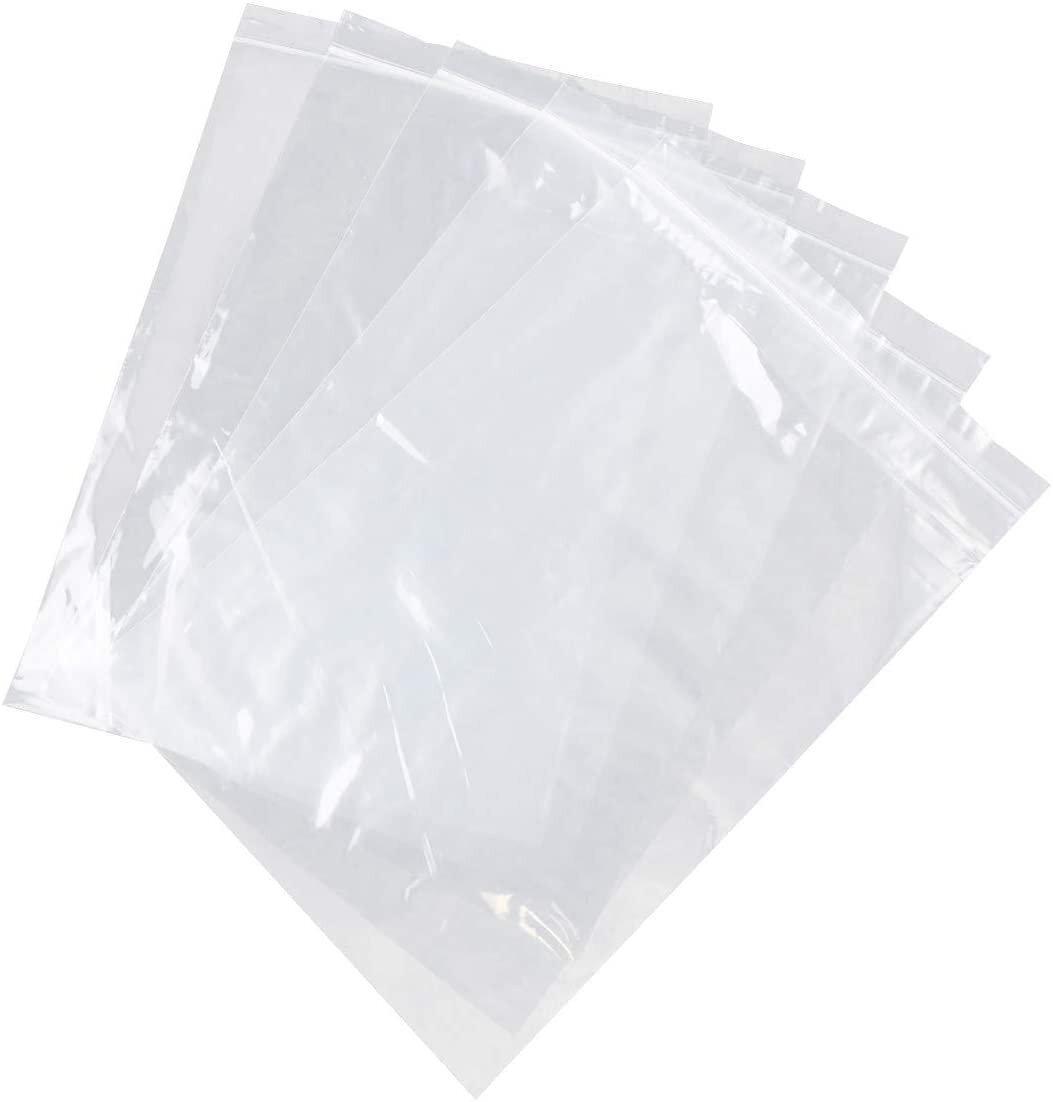 1000 Pezzi Buste Richiudibili con Zip a Pressione 6X8cm Trasparente Spessore 30