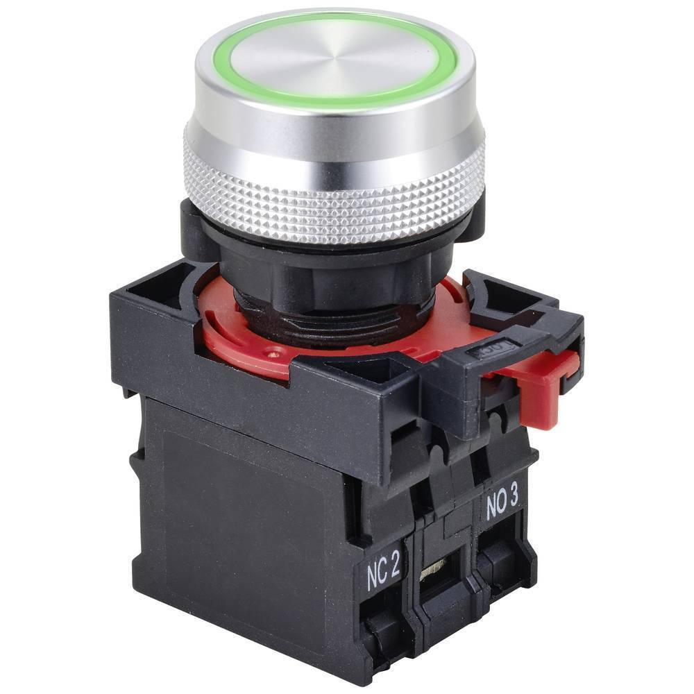 TRU COMPONENTS TC-10091056 ONPOW26-11ZE/G/12V Interuttore a pressione 250 V 5 A