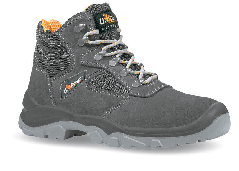 U-power scarpe antinfortunistica trekking alte s1p src real col. antracite mis.