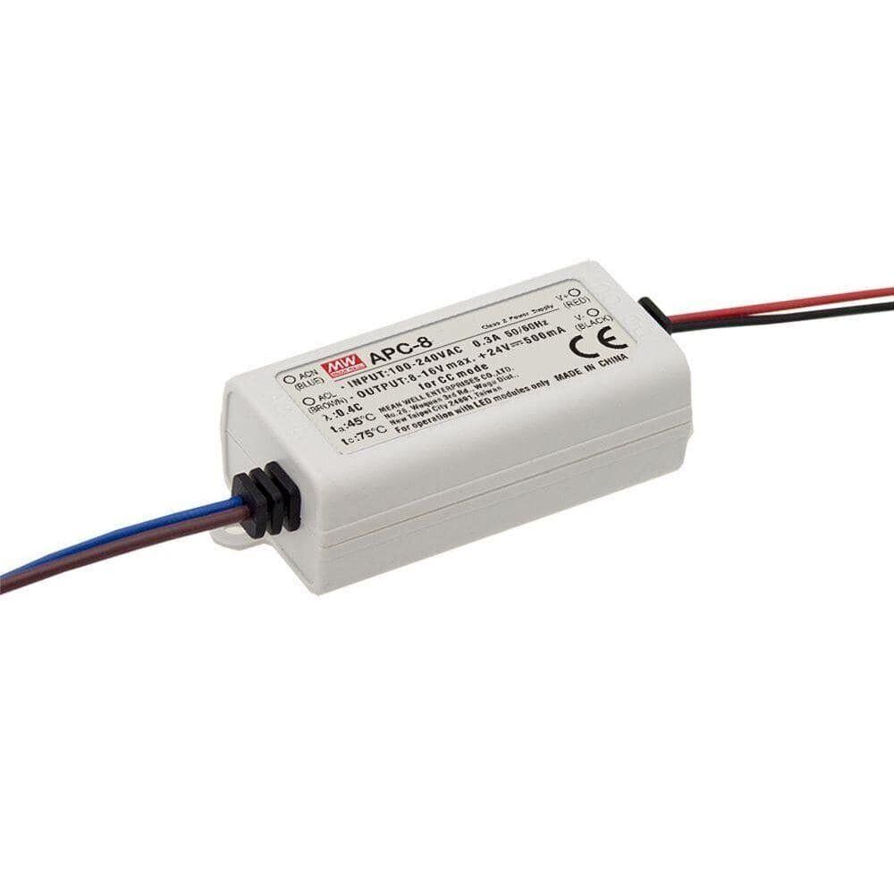 APC-8-500 - Mean Well - Alimentatore LED a Corrente Costante CC - IP42 - 8W 500m