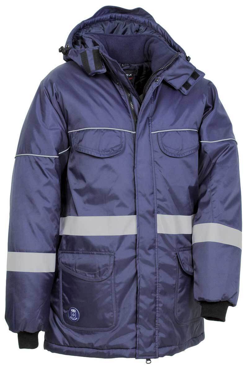 Cofra VAHRN (02 NAVY) Tg. 7/ 3XL / PARKA GIACCONE TERMICO DA LAVORO
