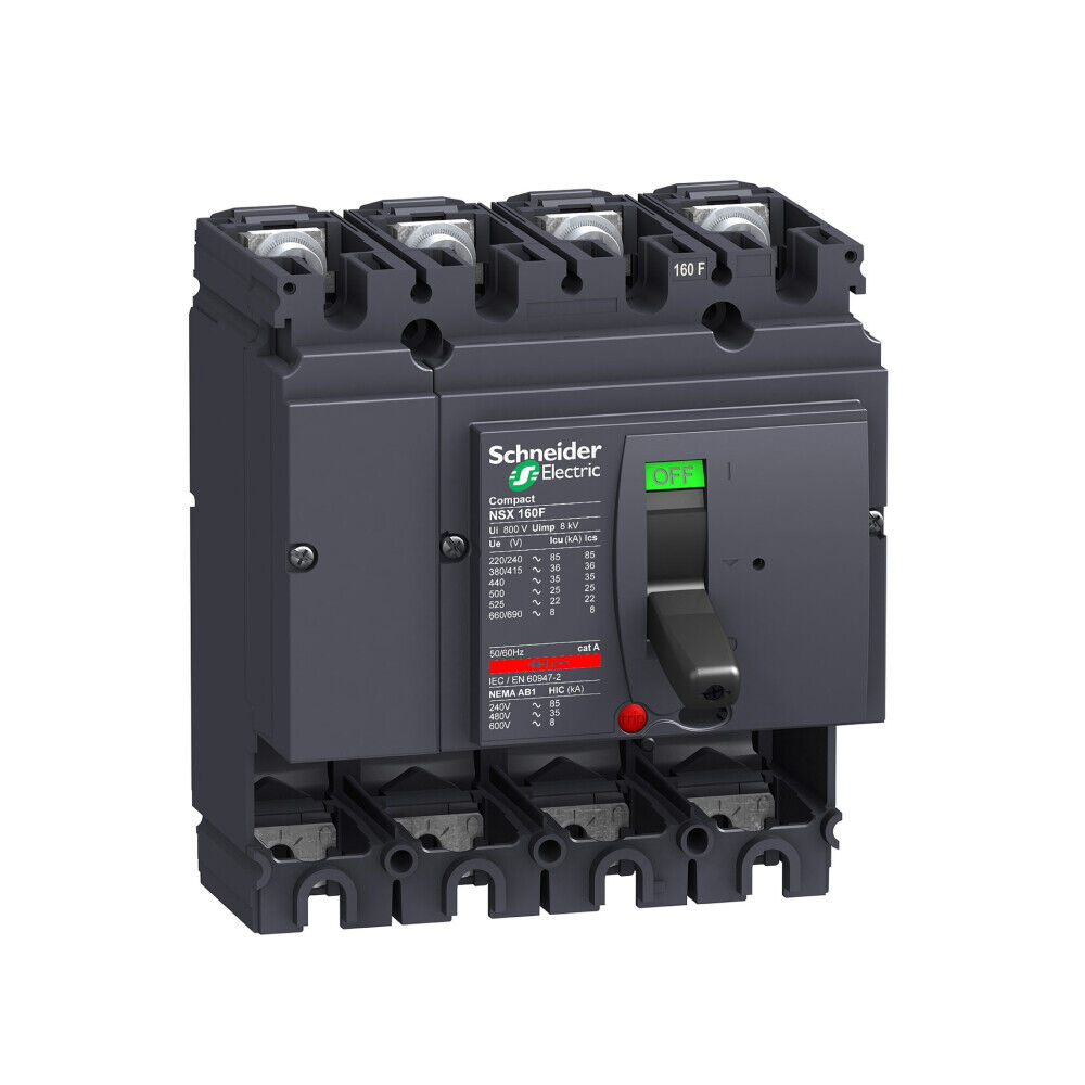 Schneider Electric Compact Nsx LV430408 Disjuntor - NSX160F 4P SD