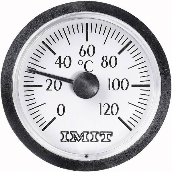 Imit 100848 termometro piccolo con capillare da incasso dim installazione 38,5