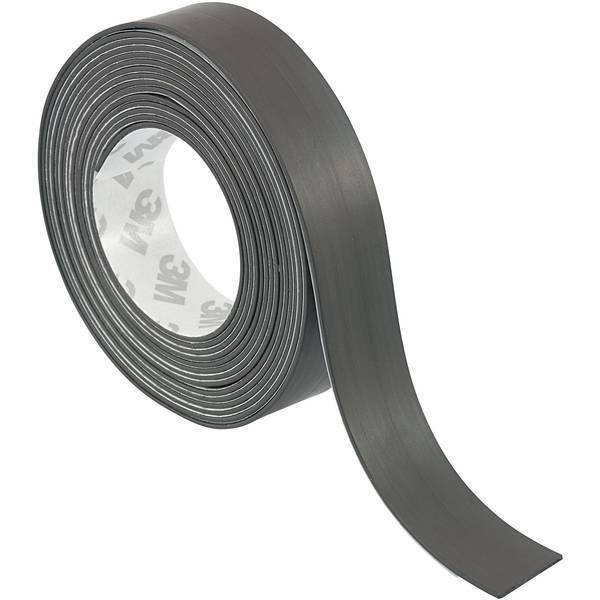Tru components s513-335 1564129 nastro adesivo magnetico nero l x 3 m