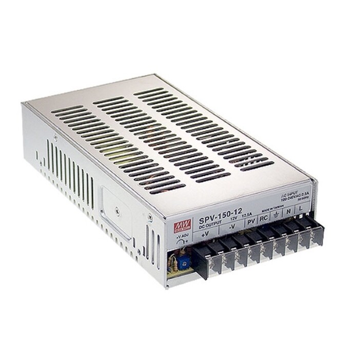 SPV-150-12 - Mean Well - Alimentatore Box Metallo - 150W , 12V - Ingresso 100-24