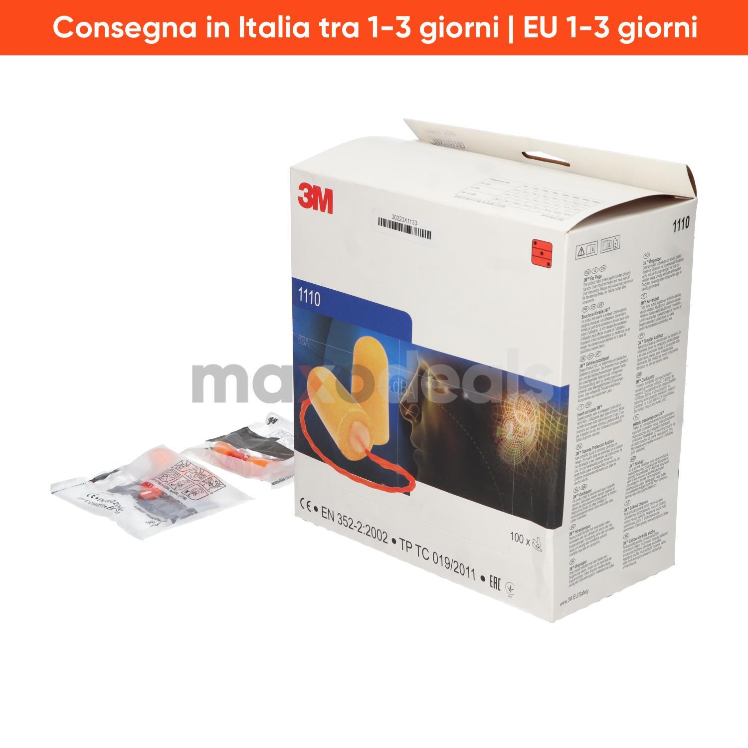 3M 1110 Disposable Earplugs New NFP Sealed (100pcs)