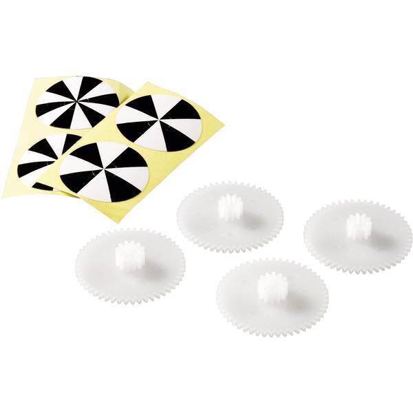 Arexx kit ingranaggi arx-zrd04 adatto per tipo robot asuro