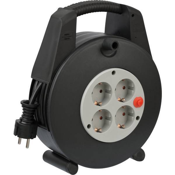 Brennenstuhl 1094200 avvolgicavo 15.00 m nero spina schuko