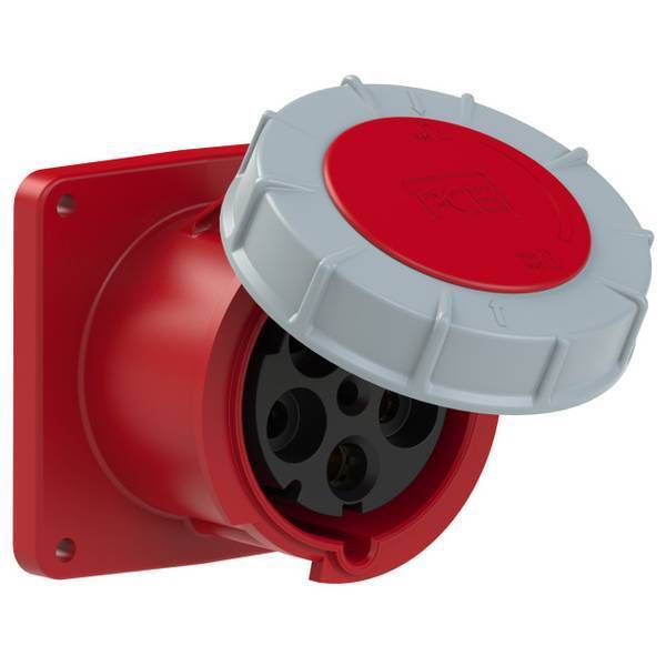 Pce power twist 345-6 presa da pannello cee 125a 5 poli 400 v 1pz