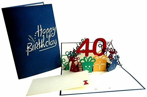 Lin, biglietti di auguri di compleanno pop up Blau (z3R)