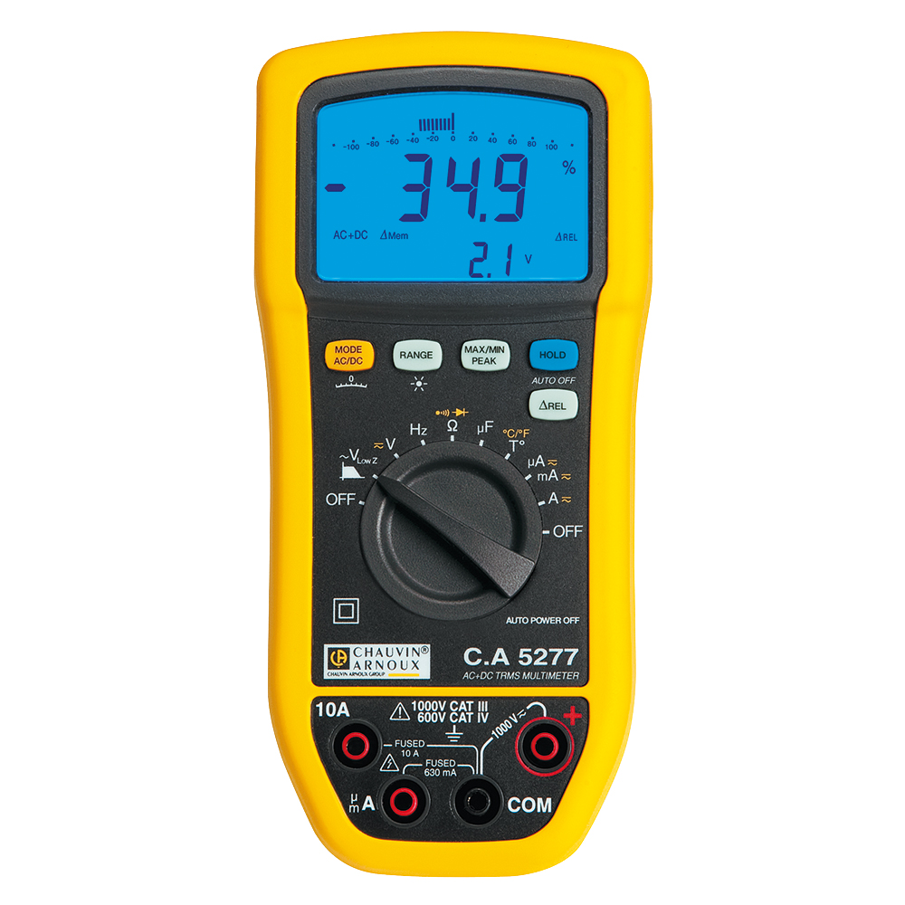 Chauvin Arnoux C.A. 5277 1000V Multimetro Digitale Professionale Volt Ampere Hz
