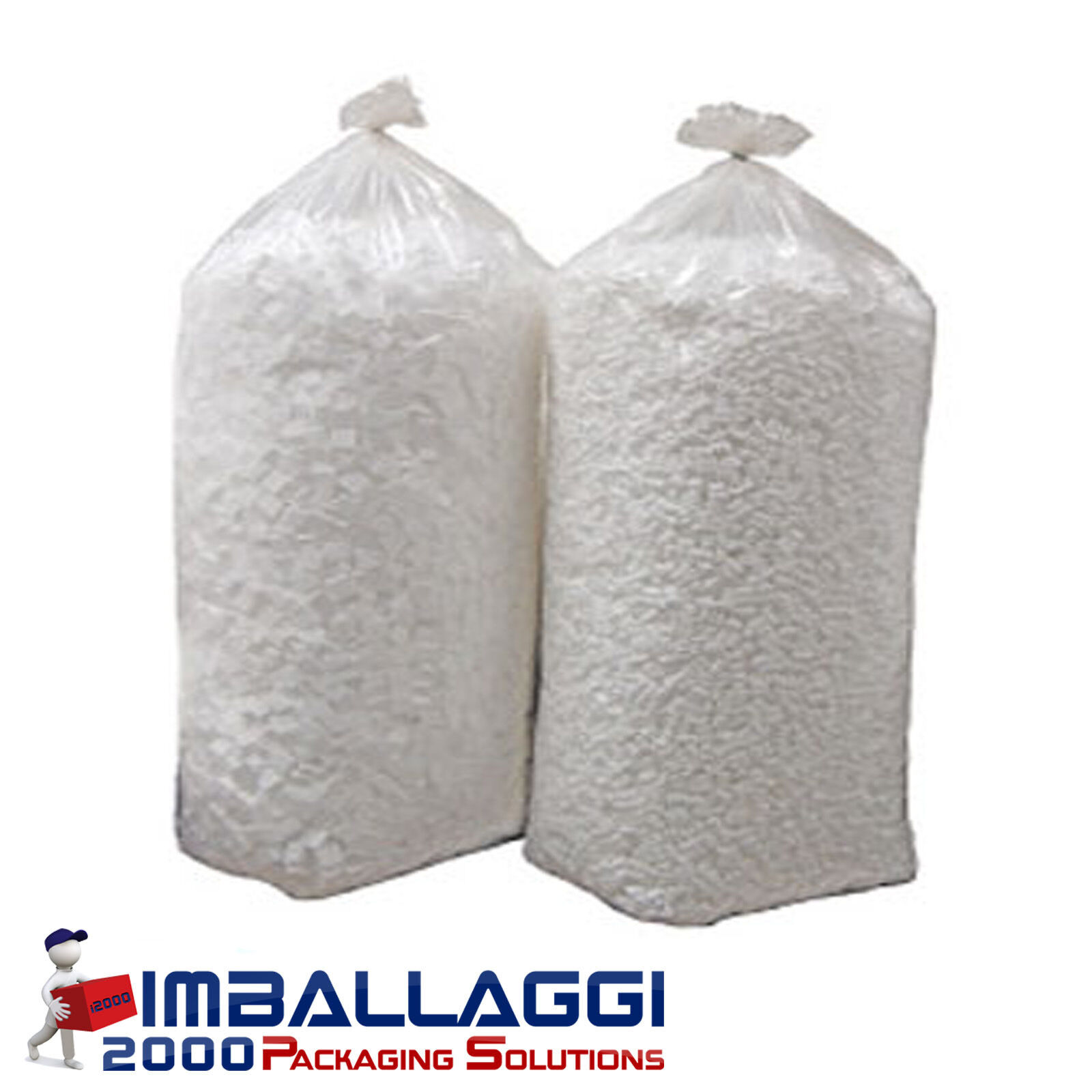 1 SACCO CHIPS POLISTIROLO PATATINE PER IMBALLAGGIO TRASLOCO IMBALLO KG 1.1