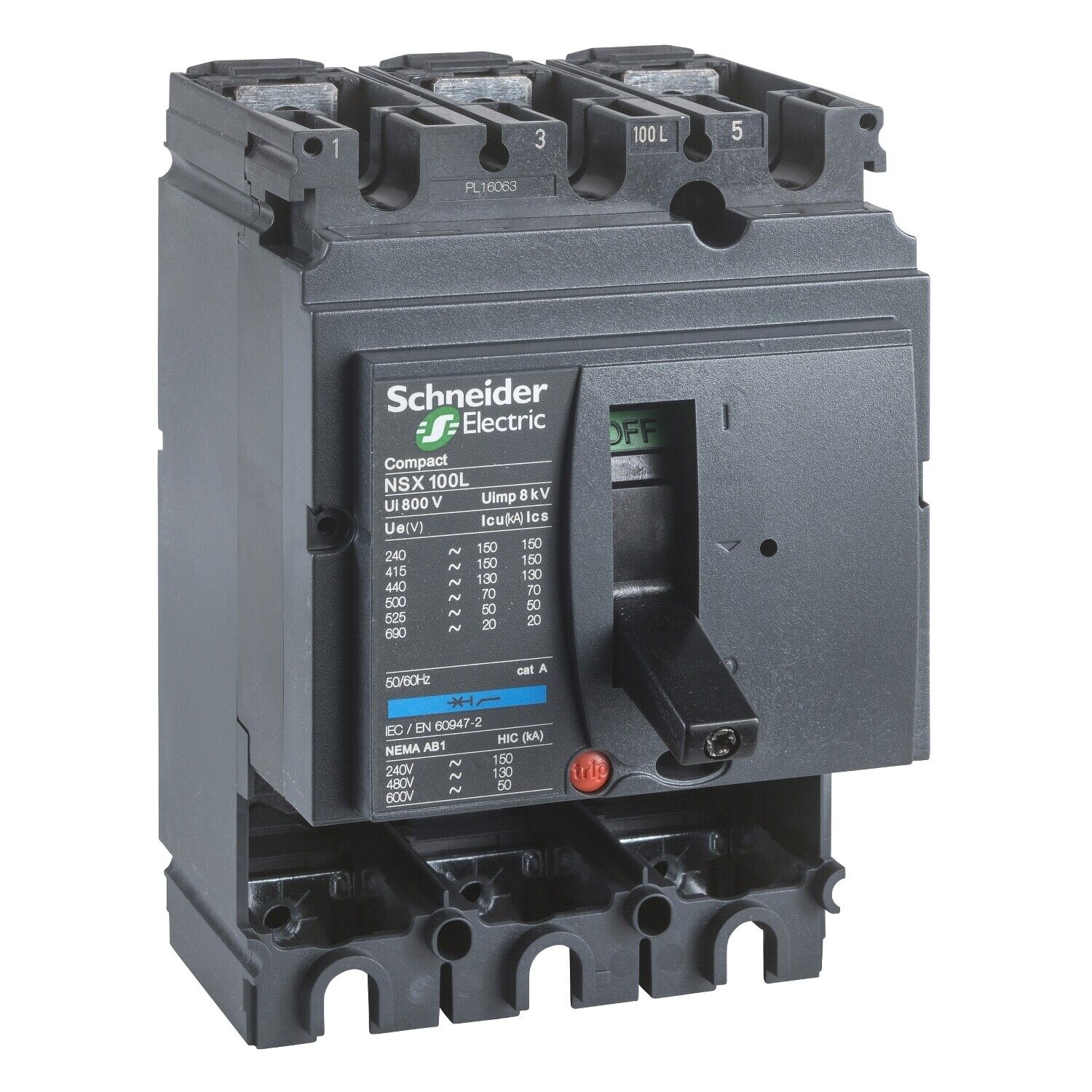 Schneider Electric Compact Nsx LV429018 Circuit Breaker Compact NSX100S - 100 A