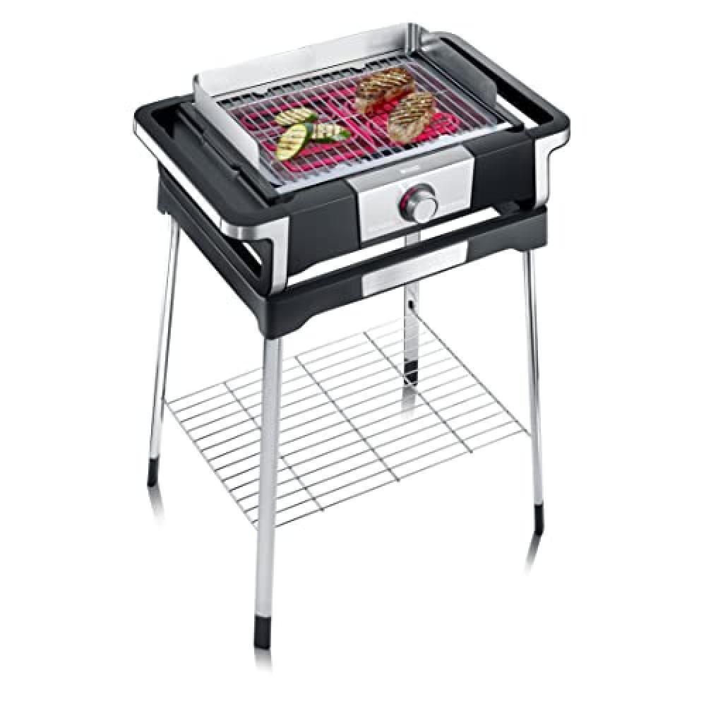SEVERIN SENOA BOOST S PG 8117 - Barbecue elettrico con piedistallo, con avvio ra
