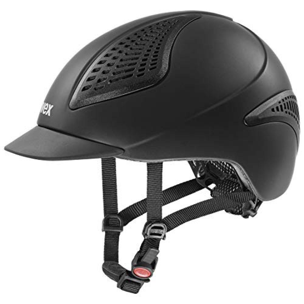 (TG. 55-57 cm) uvex exxential II, casco da equitazione leggero unisex, regolazio