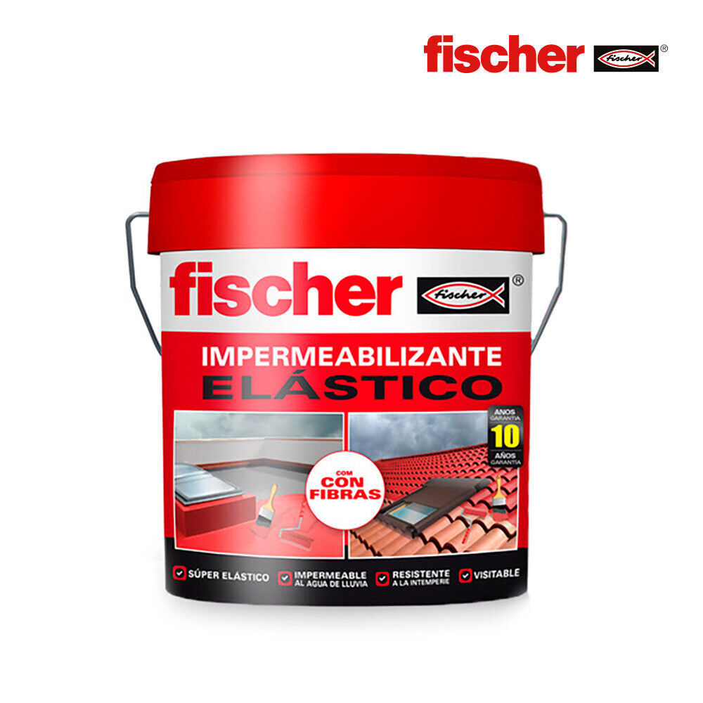 Fischer 547958 Mattonelle 4L Bianco Con Fibre