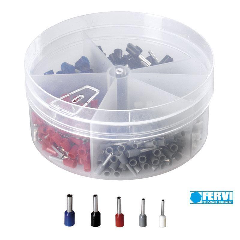ASSORTIMENTO DI 400 TERMINALI CAPICORDA 0877 FERVI -