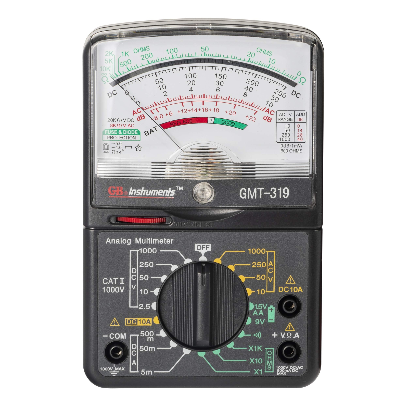 Gardner Bender Tester multimetro GMT-319, RJ-45 e RJ-11, 7 funzioni/gamma (T2I)