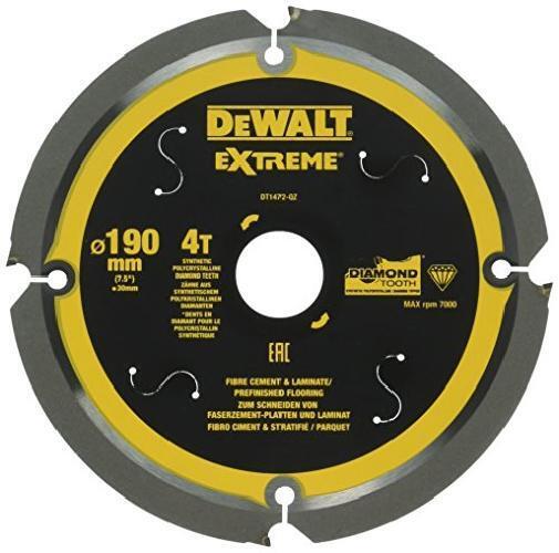 DEWALT DT1472-QZ - Hojas para corte de Multi-Material ( Fibrocemento ) 190x30mm