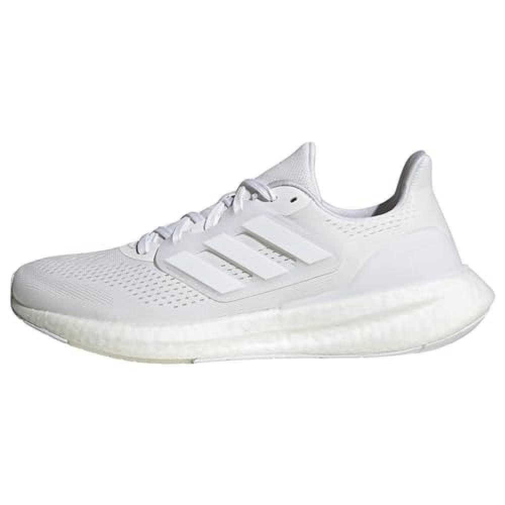 (TG. 42 EU) adidas Pureboost 23 Shoes, Scarpe da Ginnastica Uomo, Ftwr White/Ftw