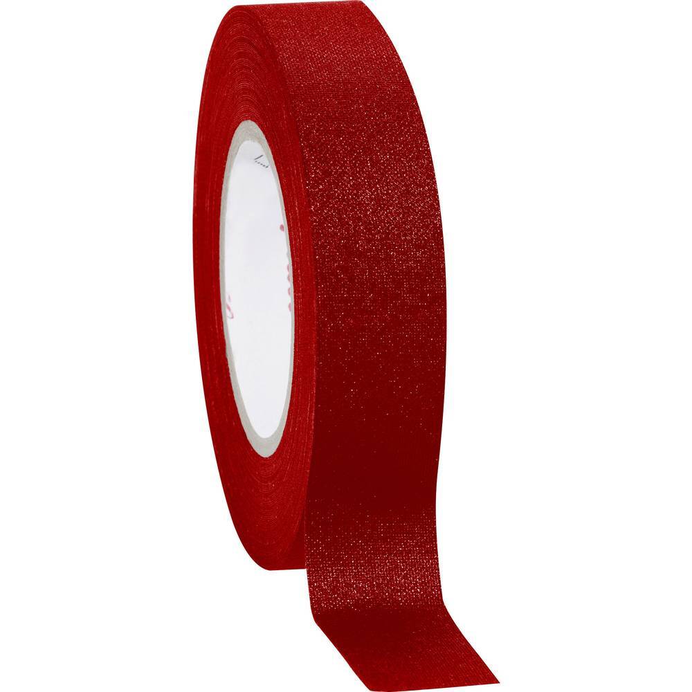 Coroplast 39756 39756 Nastro in tessuto Rosso (L x L) 10 m x 19 mm 1 pz.