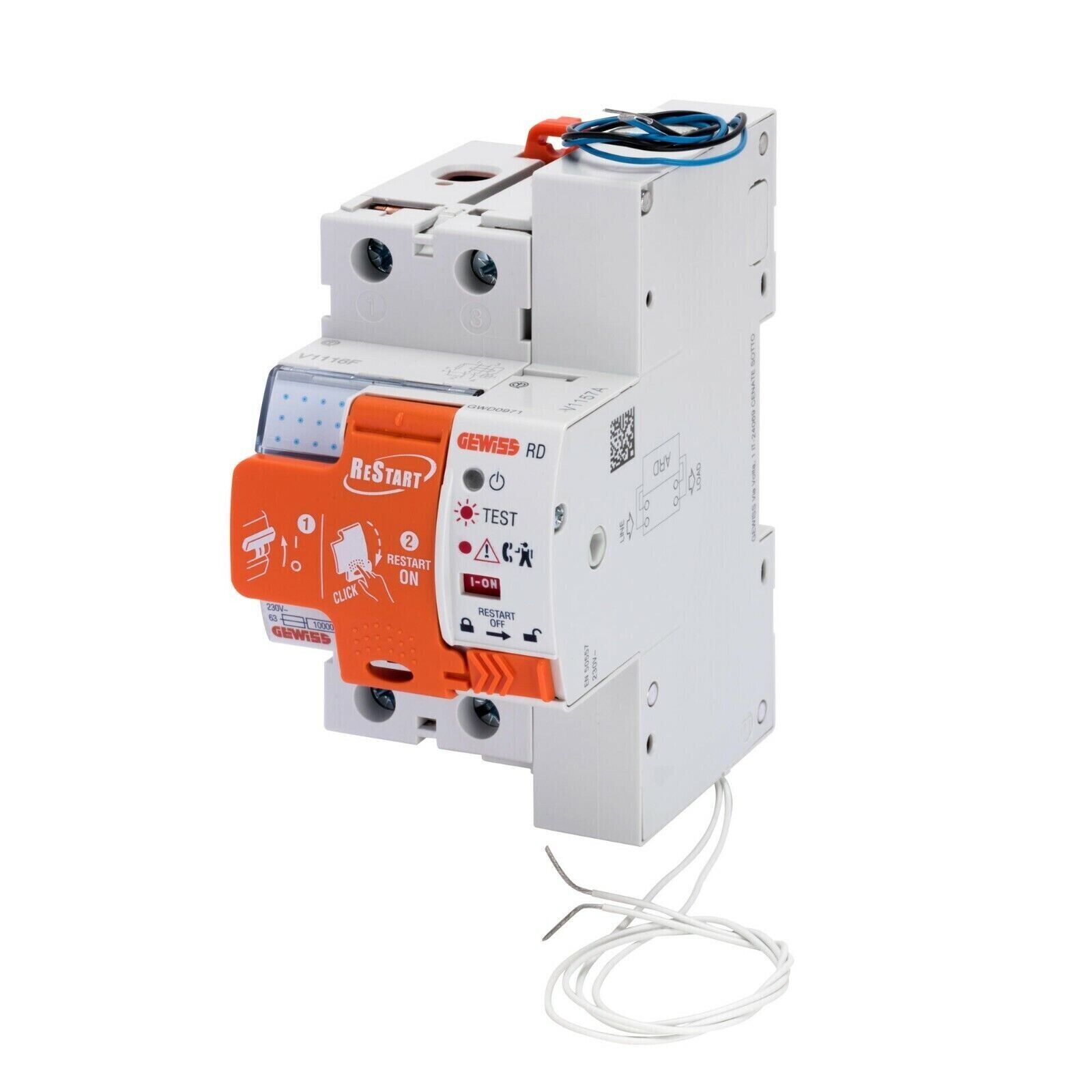 GEWISS RESTART PRO GW D4827P 2P 40A 0,03A Tipo A - adatto fino a 6,6kW