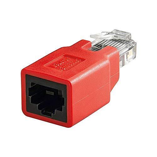 Goobay 68912 RJ45 Adattatore Modulare, Crossover, CAT 5e