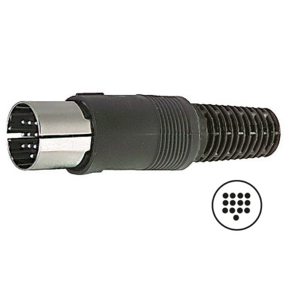 Spina din volante - 13 poli contatti cod. 6419