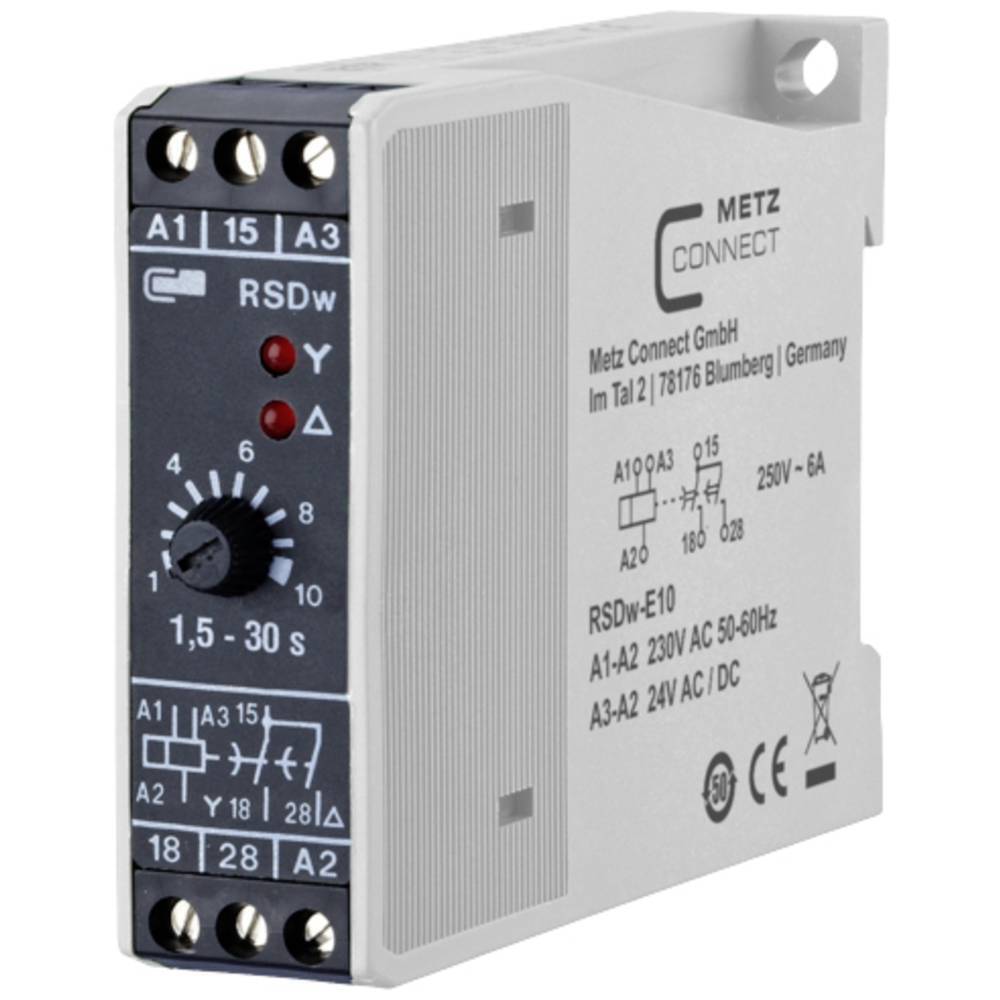 Metz Connect 11016141280417 RSDw-E10 Relè stella triangolo 230 V/AC 1 pz. 1