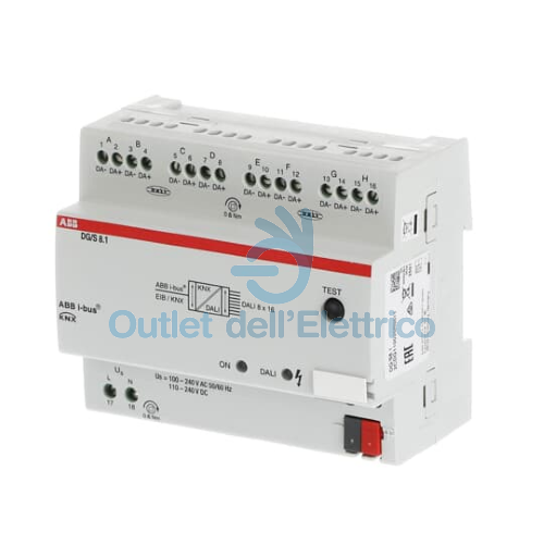 ABB EC 428 9 DG/S 8.1 DALI GATEWAY, 8 CANALI