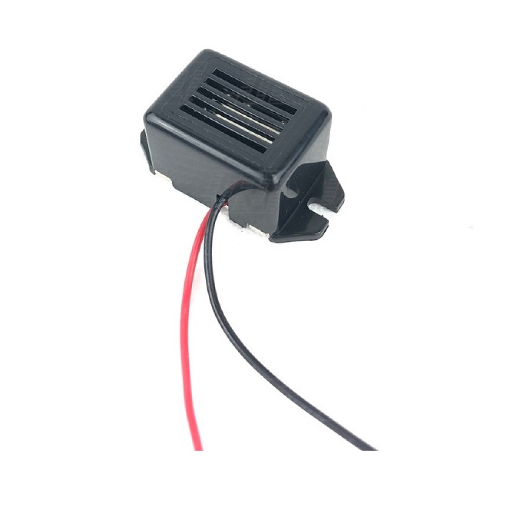 Buzzer elettronico rettangolare 7 - 17 Volt 9V 12V 15V electronic cicalino