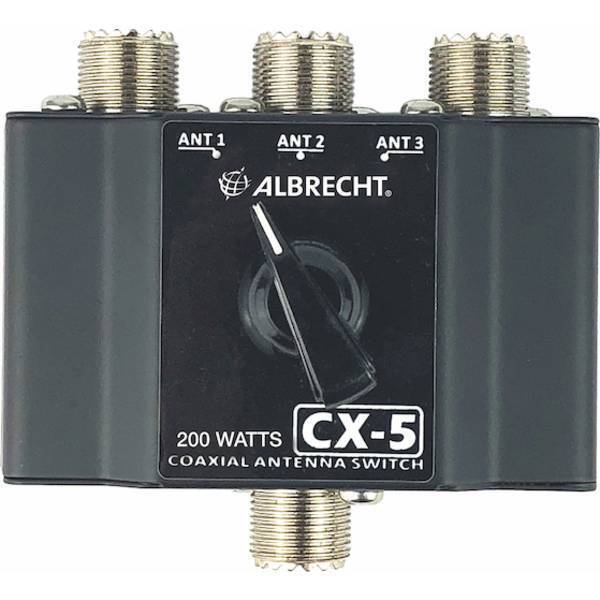 Interruttore per antenna albrecht cx 5 3 wege antennenschalter 7402