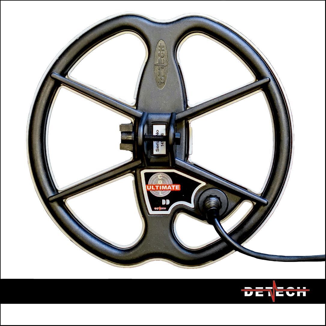 PIASTRA BOBINA DD ULTIMATE 9" DETECH DESERT GOLD METAL DETECTOR 22 CM