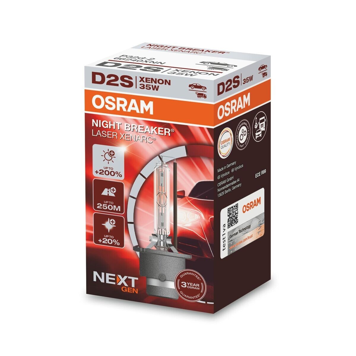Lampadina per Auto Osram Nightbreaker D2S 35 W Xeno (1 Unit�)