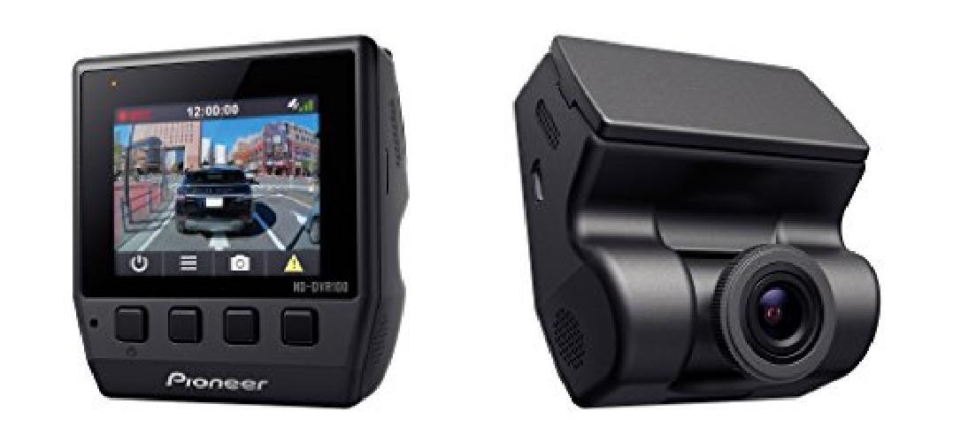 Pioneer ND-DVR100 dash cam Full HD Nero