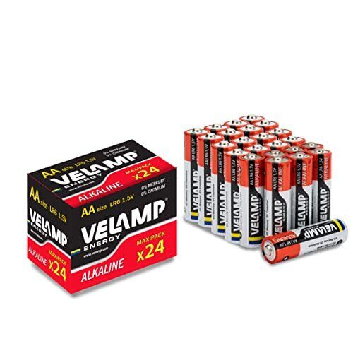 Pila alcalina STILO LR6 AA 1,5V - Scatola convenienza da 24 pile