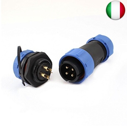 Spina Aviation Socket, SP21 IP68 4pin impermeabile Aviation Plug Socket Cable