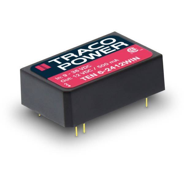 TEN 6-2415WIN CONVERTITORE DC/DC DA CIRCUITO STAMPATO 24 V/DC 24 V/DC 250 MA 6 W