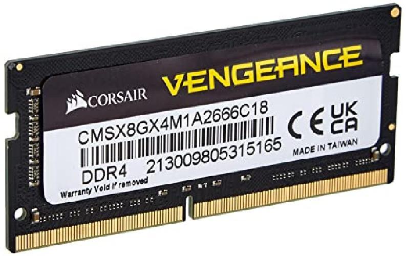 Corsair Vengeance SODIMM 8GB DDR4 2666MHz CL18 Memoria per Laptop/Notebook, Supp
