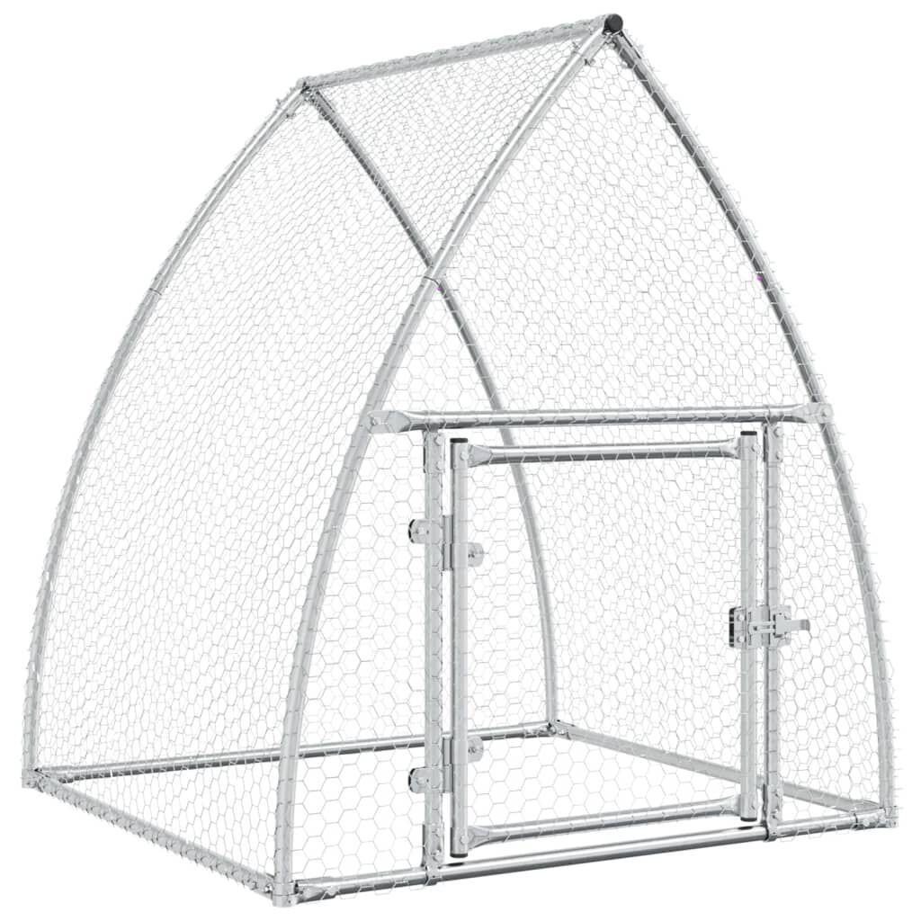 AX Gabbia Pollaio 1x1.05x1.2m Piccoli Animali Galline Polli Recinto Porta 172552