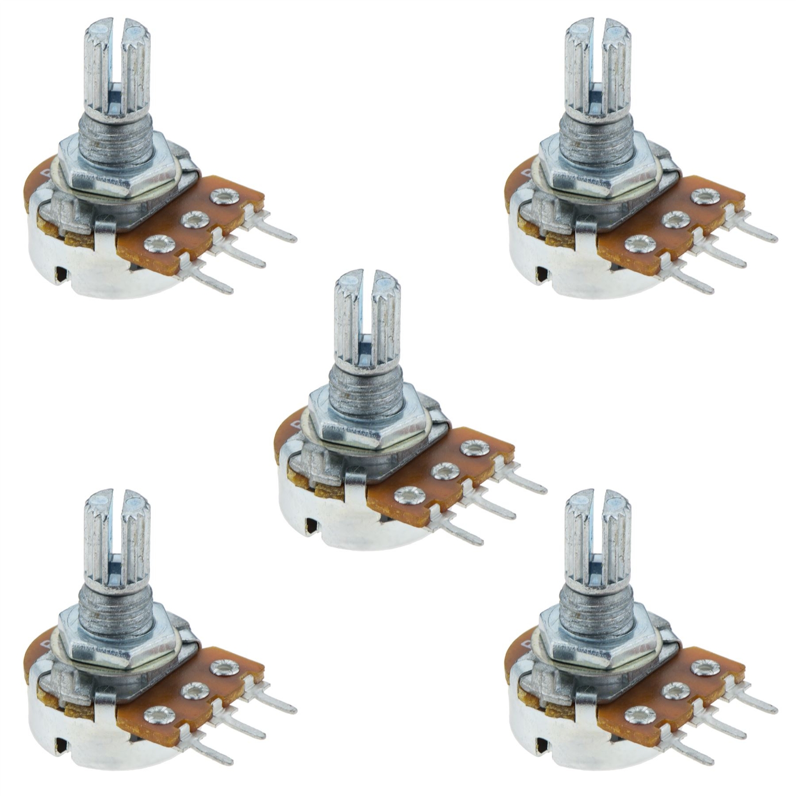 5 X 22K Lineare Scanalato Potenziometro Pentola