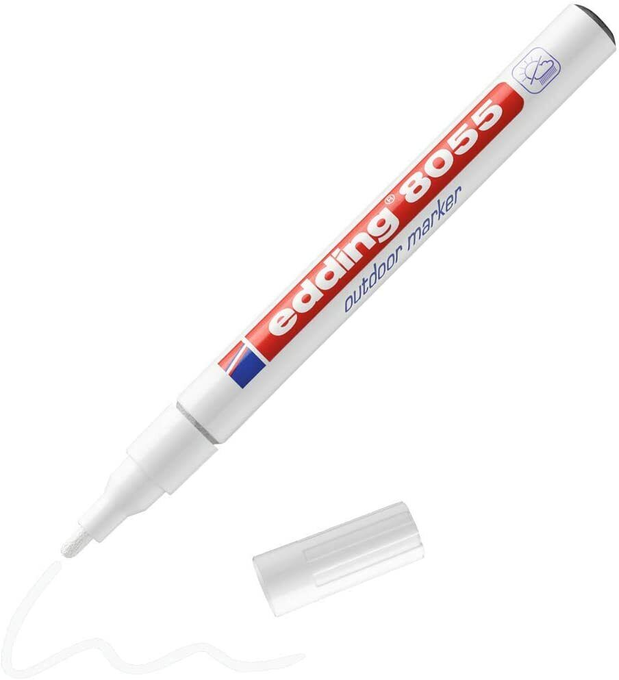 Edding 8055 Esterno Pennarello Indelebile - 1-2mm Proiettile Punta -