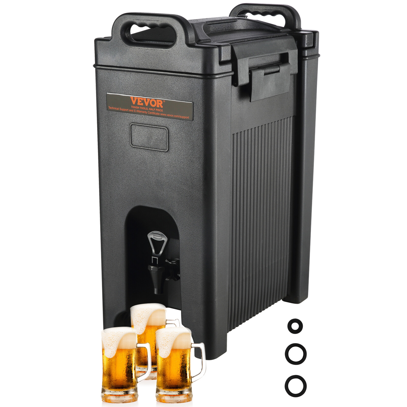 VEVOR Distributore Bevande Isotermico Distribuzione Bevande Calda/Fredda 18,9L