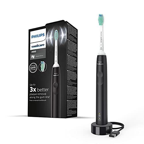 Spazzolino Elettrico Sonico Philips Sonicare Serie 3100, Nero, HX3671/14