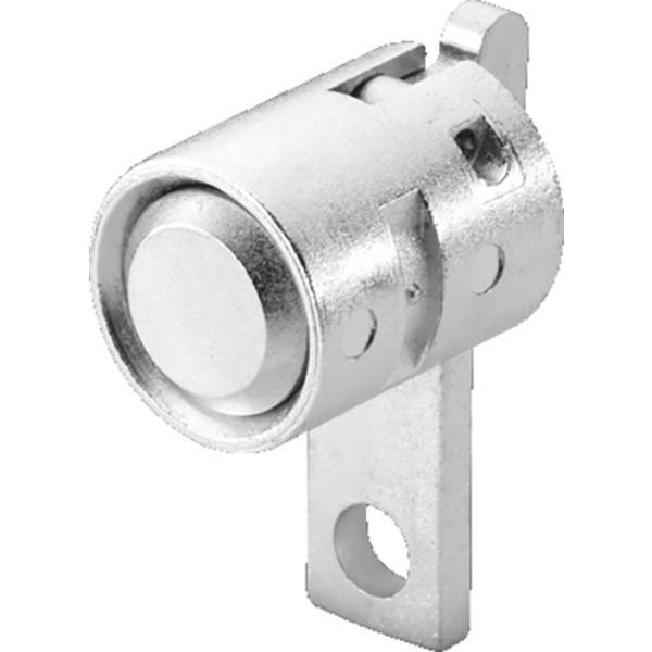 TS 8611.190 CHIUSURA A FILO INSERTO PULSANTE METALLO NERO 1 PZ.